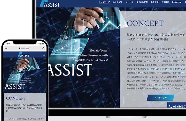 ツールで分析 | 東京都千代田区でSEO対策なら株式会社アシスト